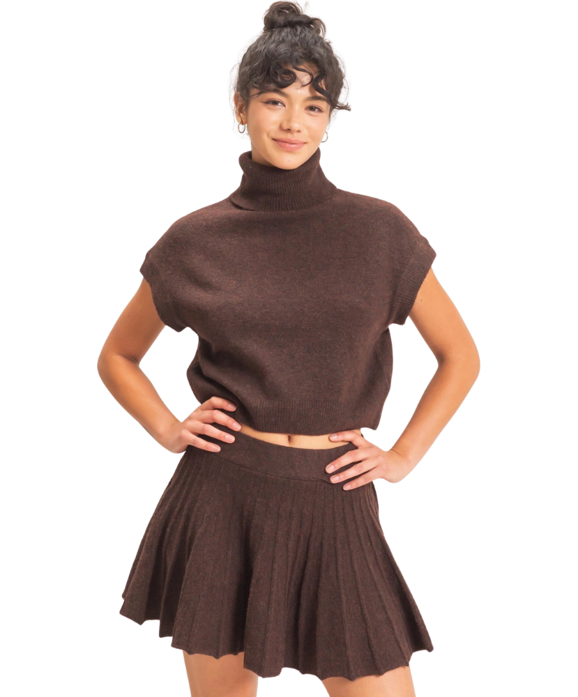 Sunday Latte Sweater Skirt Set