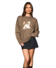 Dog Graphic Oversized Sweater
