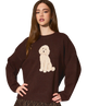 Cockapoo Dog Long Sleeve Sweater