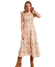 Toile Smocked Sleeveless Dress