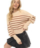 Sweet Striped Crop Sweater