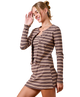 Mea Striped Cardigan