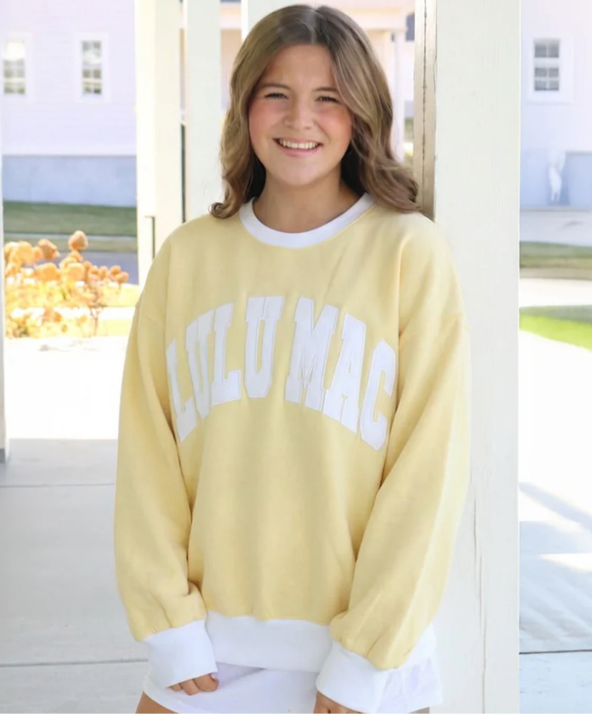 Lulu Mac - Color Block Sweatshirt