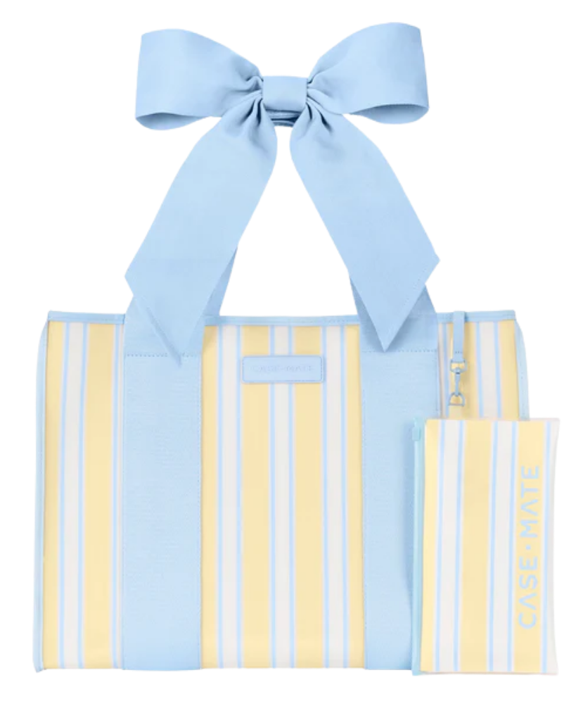 Case-Mate -  Stripe Bow Jelly Tote Bag