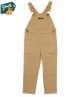 Beige youth overalls on a white background with 'Youth' logo in the corner.