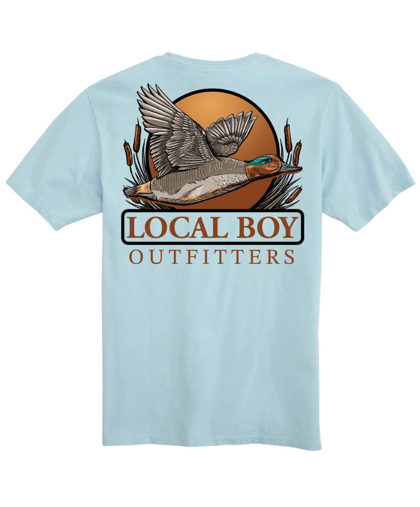 Local Boy - Teal Tails SS Tee