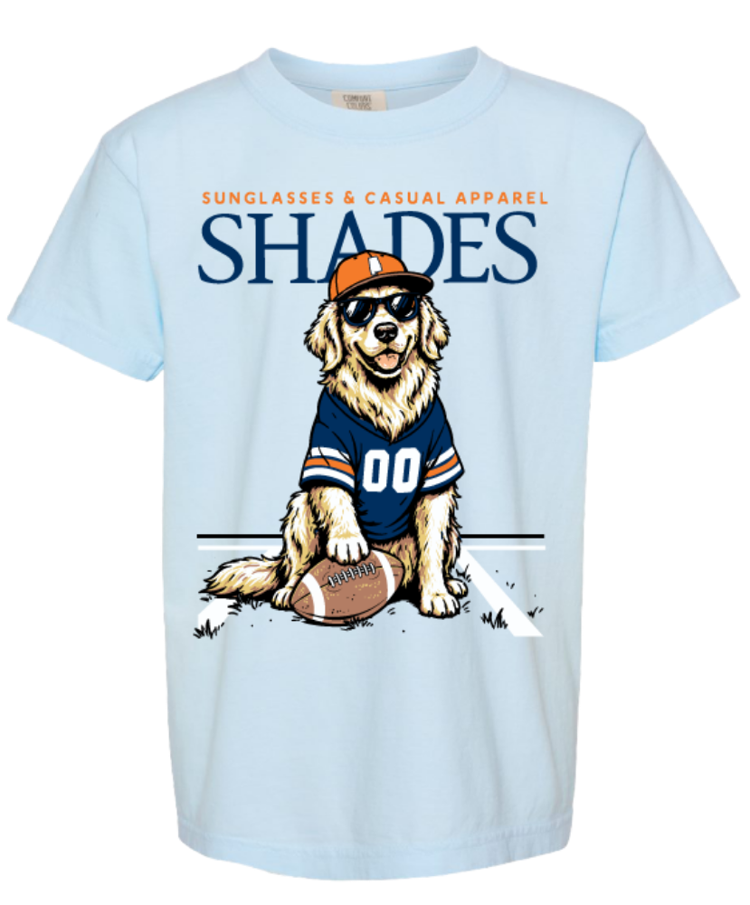 Shades - Youth Auburn Pigskin Pup Tee