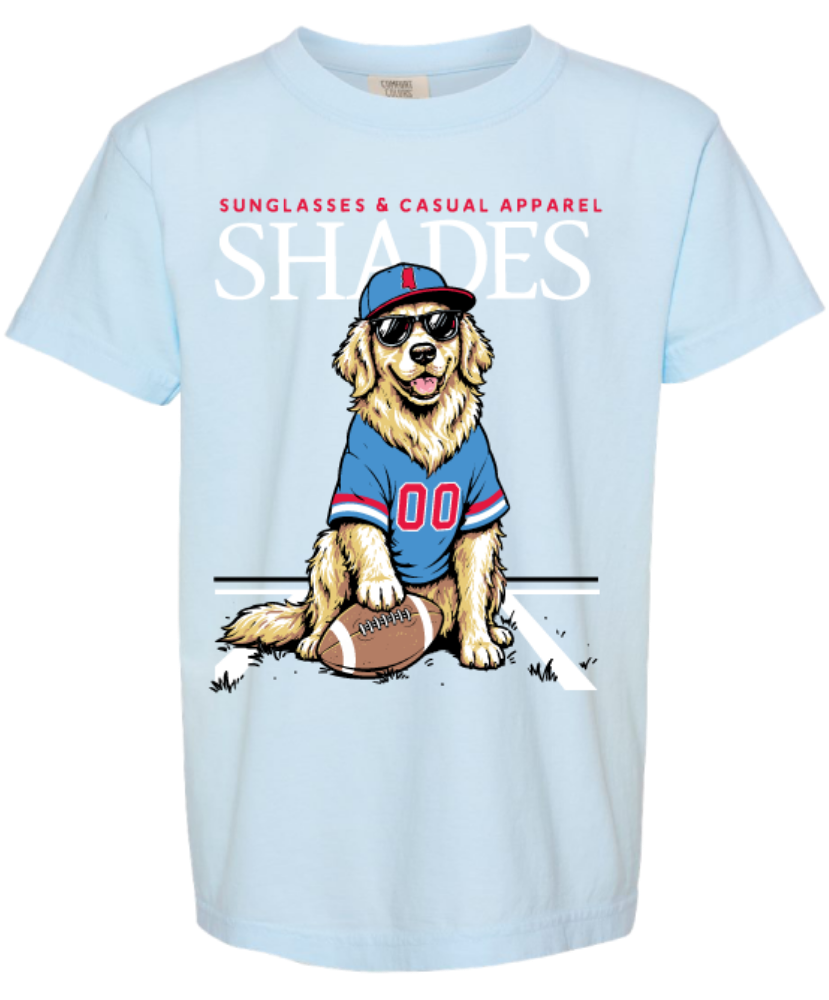 Shades - Youth Ole Miss Pigskin Pup Tee