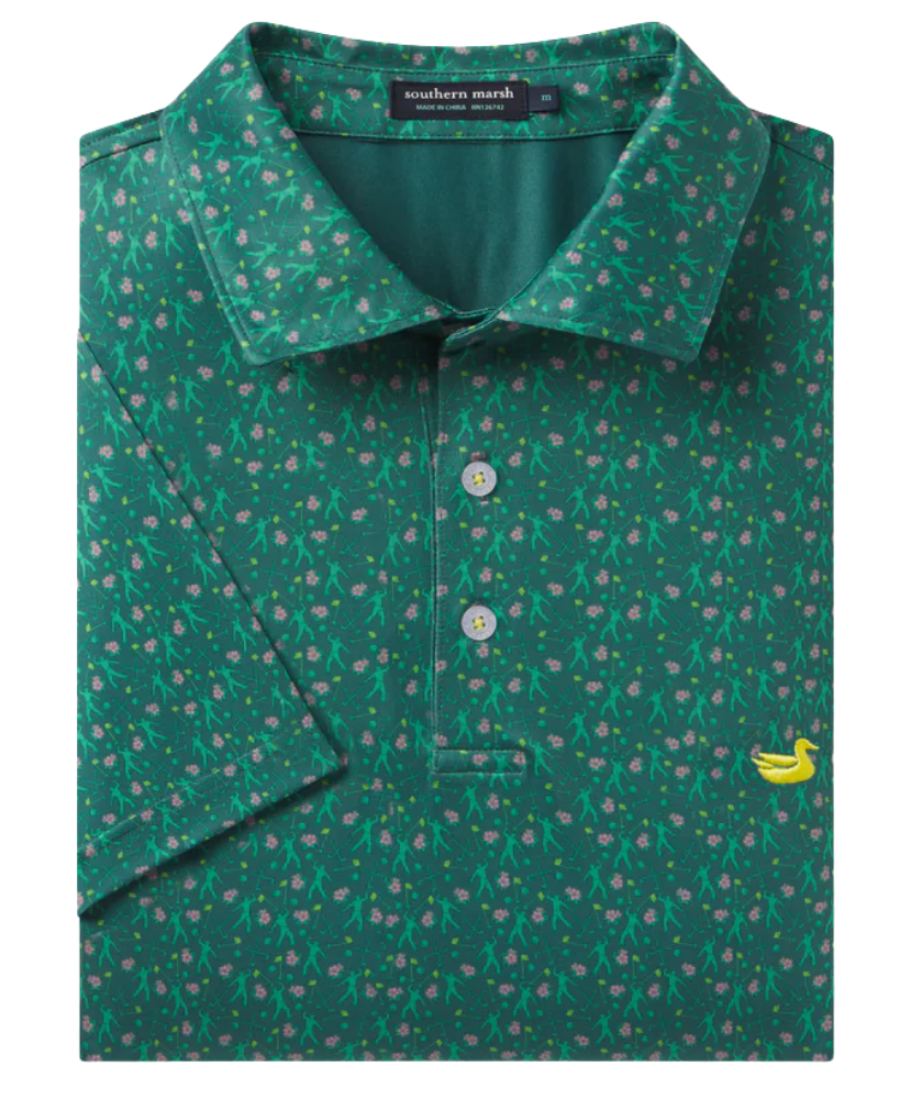 Masters Green polo by Southern Marsh