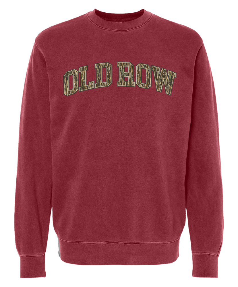 Old Row - Camo Pigment Dyed Crewneck
