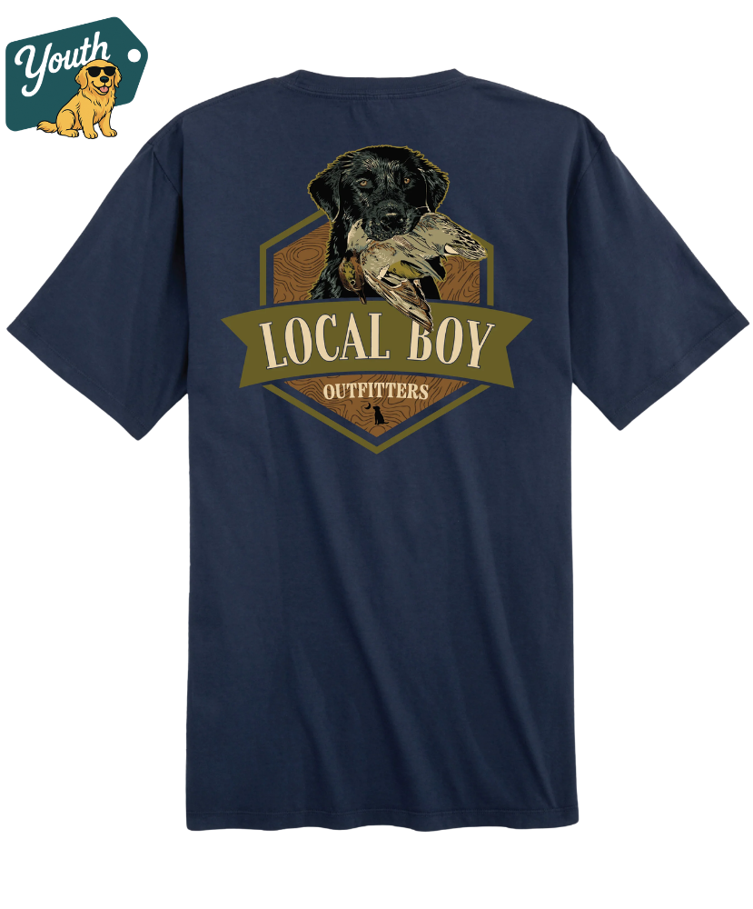 Local Boy - Youth Teal Hex SS Tee