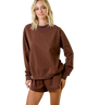 Molly Mock Neck Terry Sweatshirt