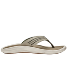 Beige sandal with a white sole on a white background