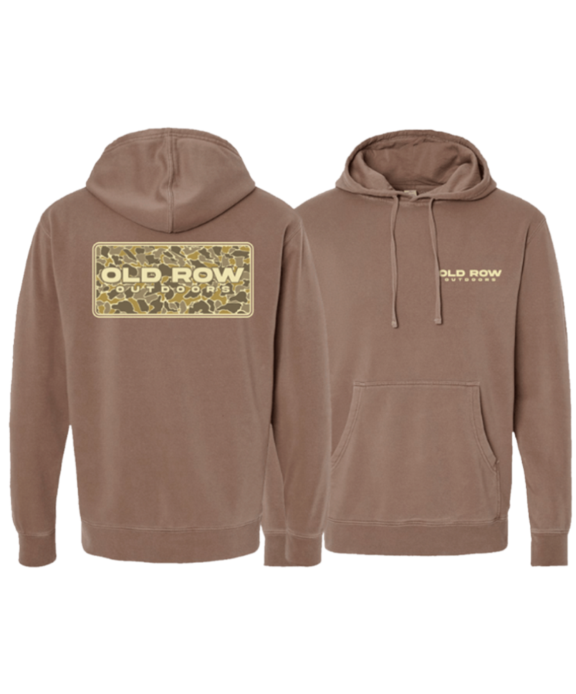 Old Row - 80s Camo Pigment Dyed Hoodie