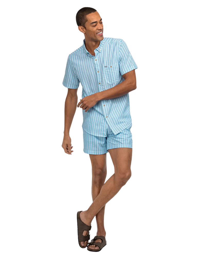 Southern Shirt Co - Clubhouse Seersucker Baja Shirt
