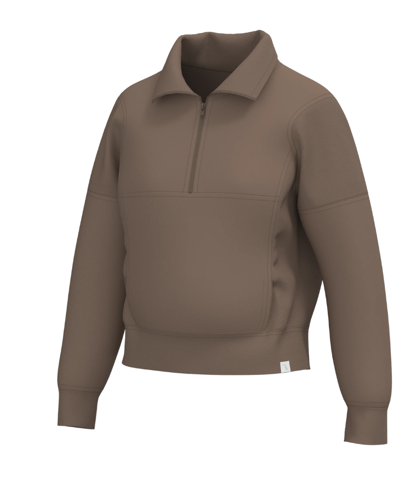 Local Girl - Velvet Fleece Quarter-Zip