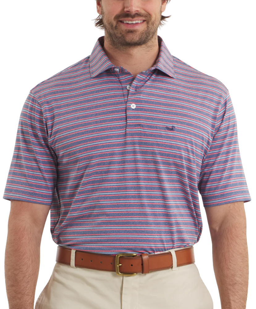 Southern Marsh - Maybourne Featherlight Stripe Polo