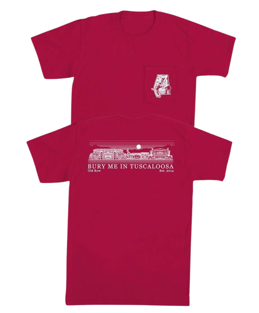 Old Row - Bury Me In Tuscaloosa Pocket Tee