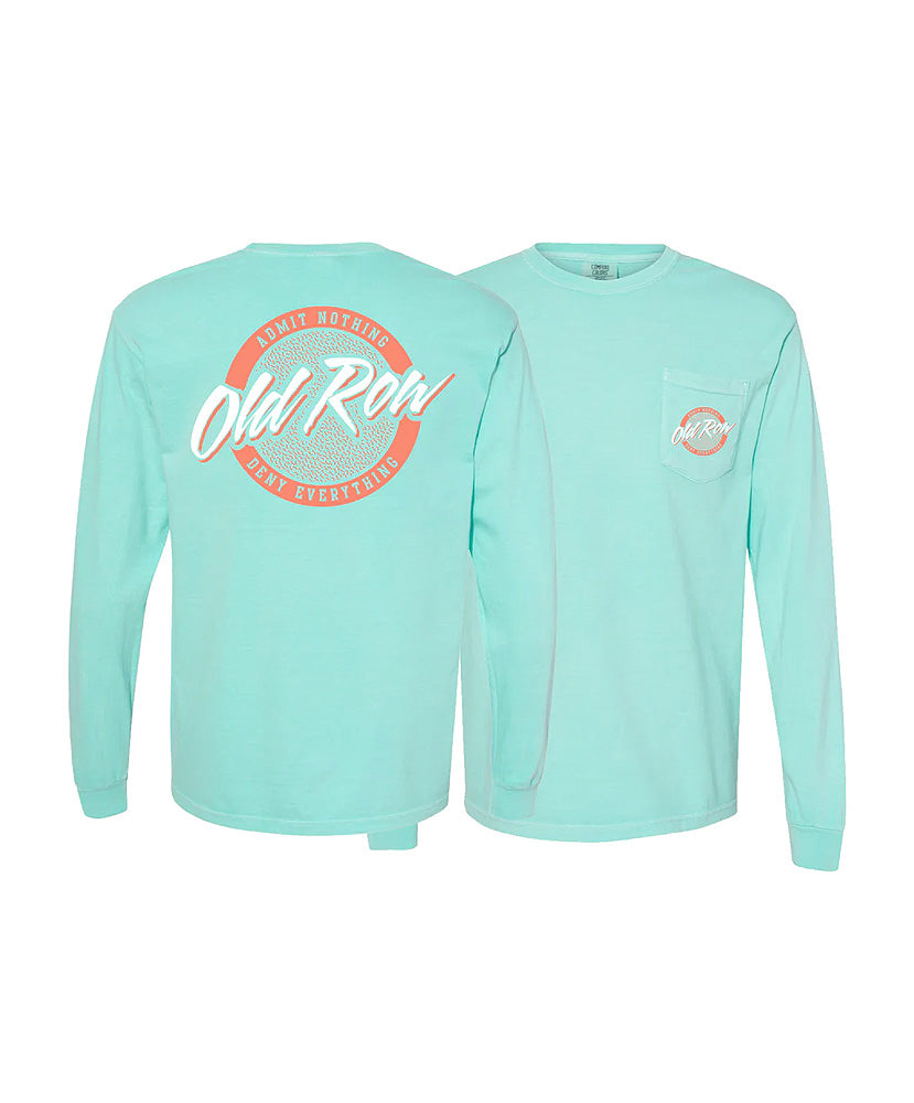 Old Row Circle Logo Chambray