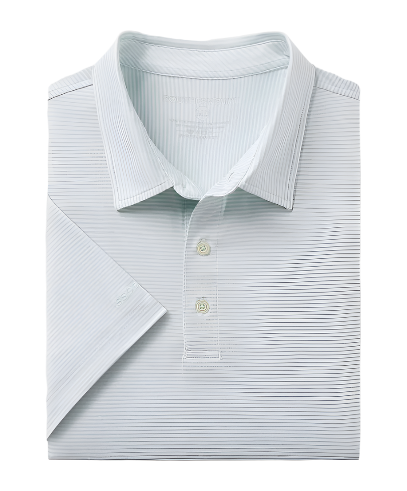 Southern Shirt Co - Heather Madison Stripe Polo