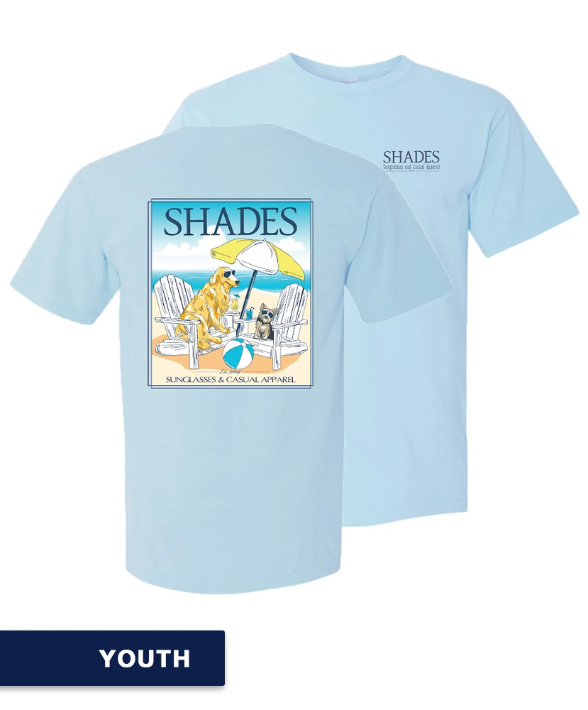 Shades - Youth Lola & Ollie on the Beach Tee