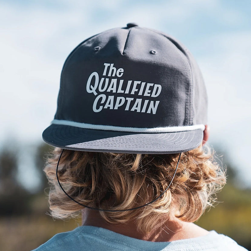 Qualified Captain - Script Logo Hat – Shades Sunglasses