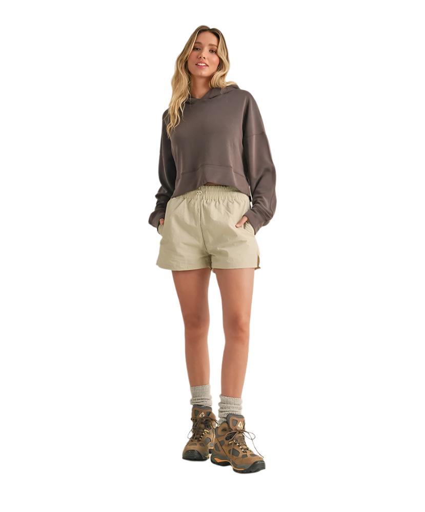 Out Of Office Oversized Crop Hoodie