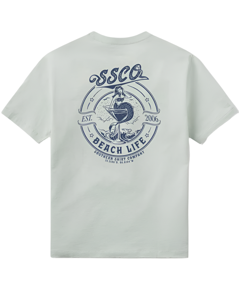 Southern Shirt Co - Beach Life Badge Tee