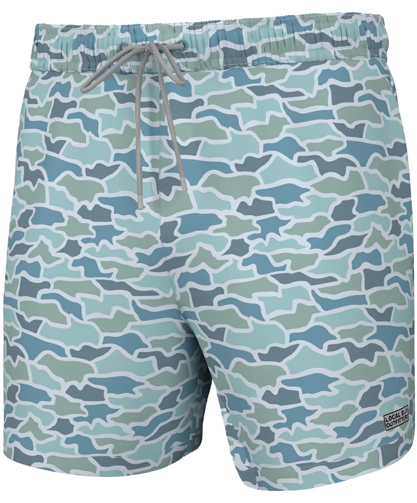 Local Boy - Camo Bayview Swim Trunk
