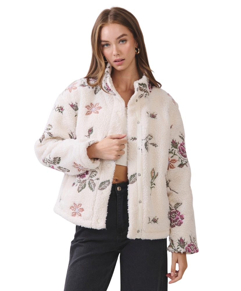 Flower Quilted Jacket