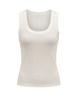 Classic Solid Ribbed Scoop Neck Tank
