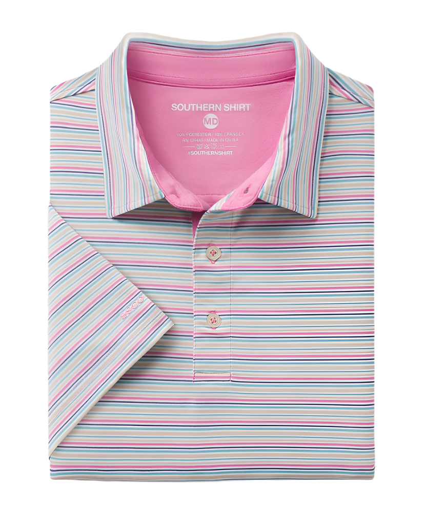 Southern Shirt Co - Sawgrass Stripe Polo