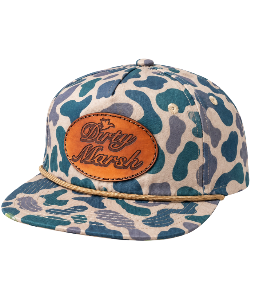 Dirty Marsh - Classic Leather Patch Rope Hat