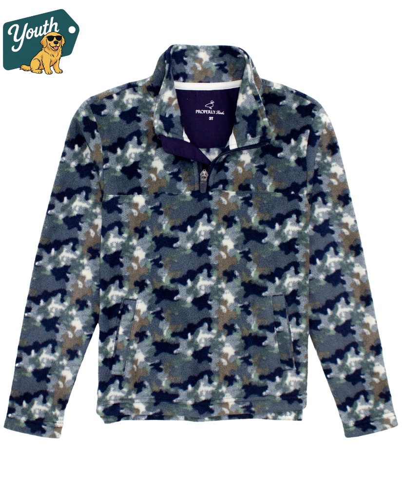 Properly Tied - Boys Sportsman Microfleece Pullover