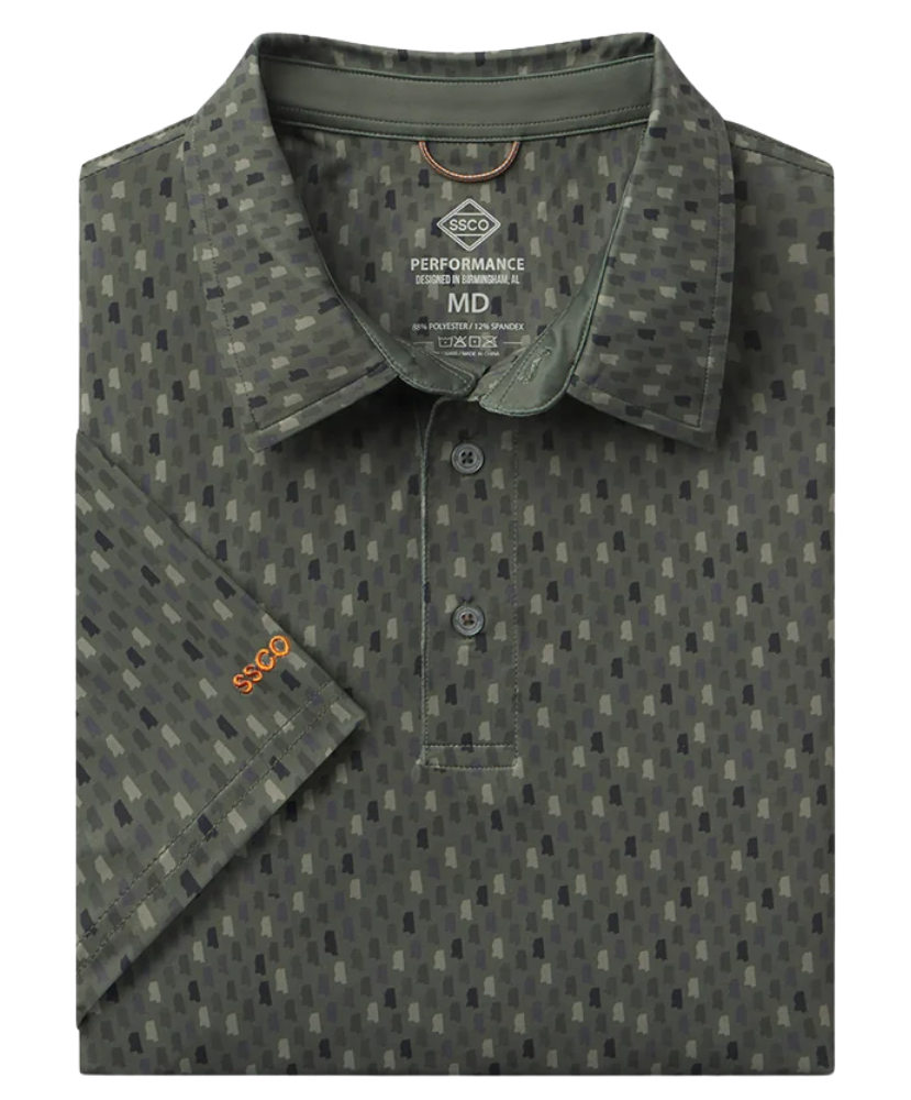 Southern Shirt Co - Southern Sportsman Printed Polo