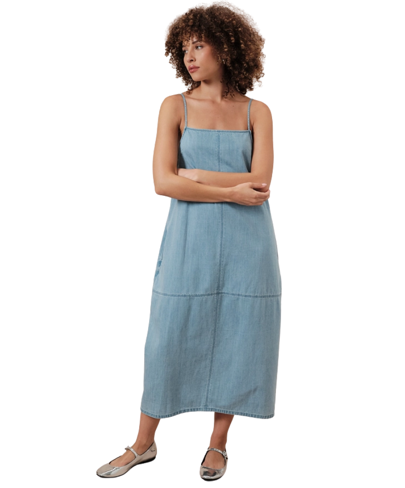 Blake Barrel Midi Dress