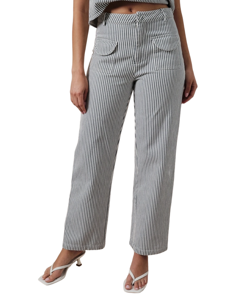 Dani Stripe Denim Pants