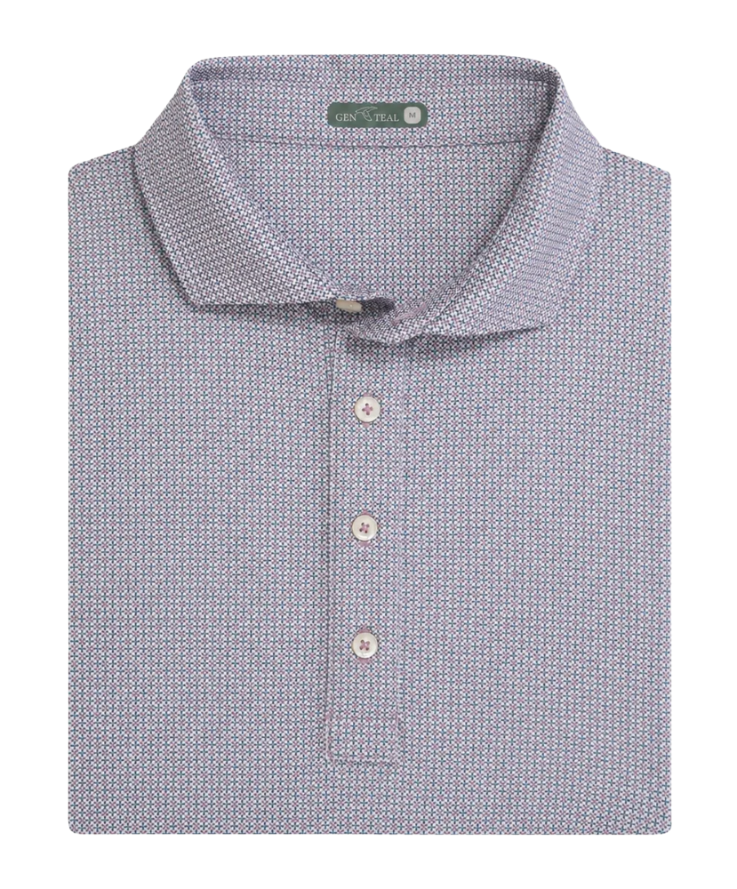 Genteal Apparel - Regency Printed Performance Polo