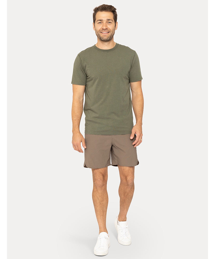 Pima Cotton Blend Short Sleeve Tee