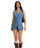 Demy Denim Vest Romper