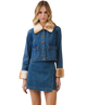 Abby Denim Fur Jacket