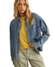 Washed Denim Button Down Shirt