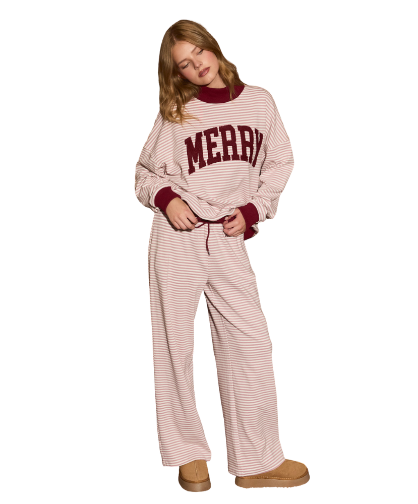 Merry Stripe Lounge Pants