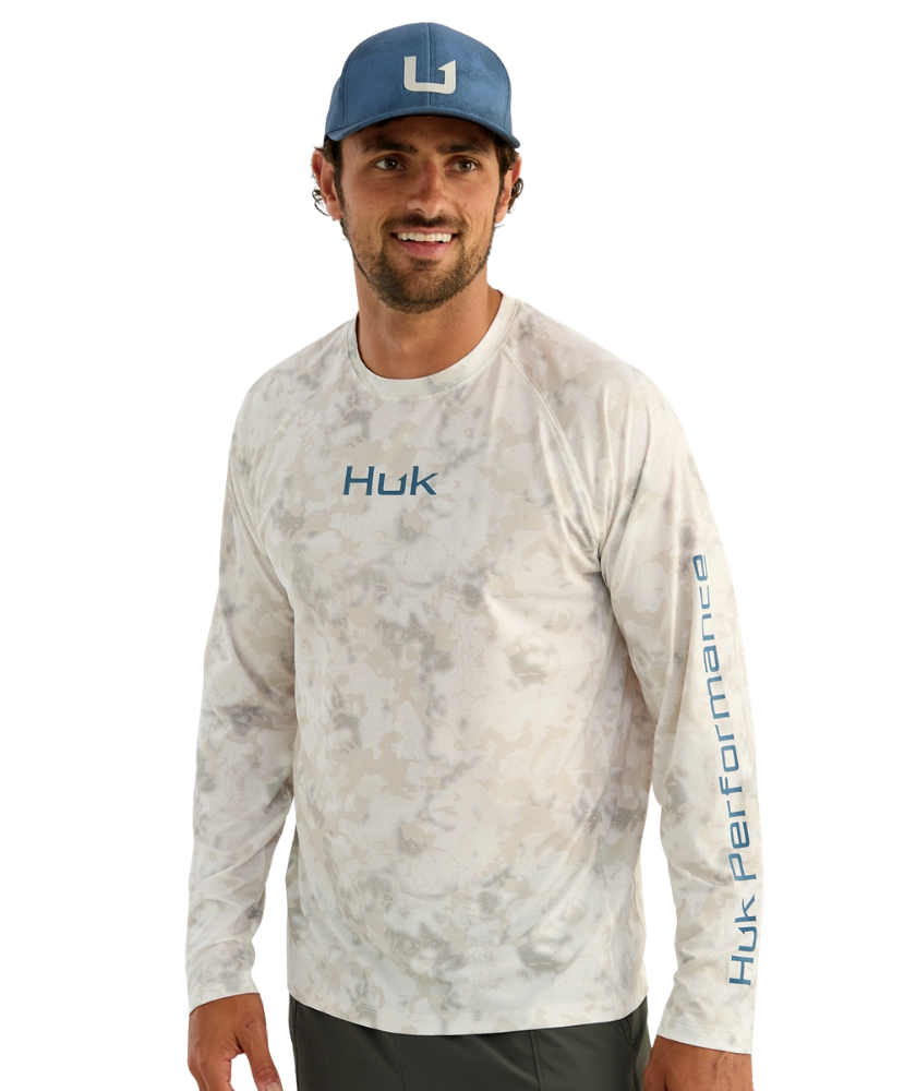 Huk - Men's Airweight Crew KC Printed Crew