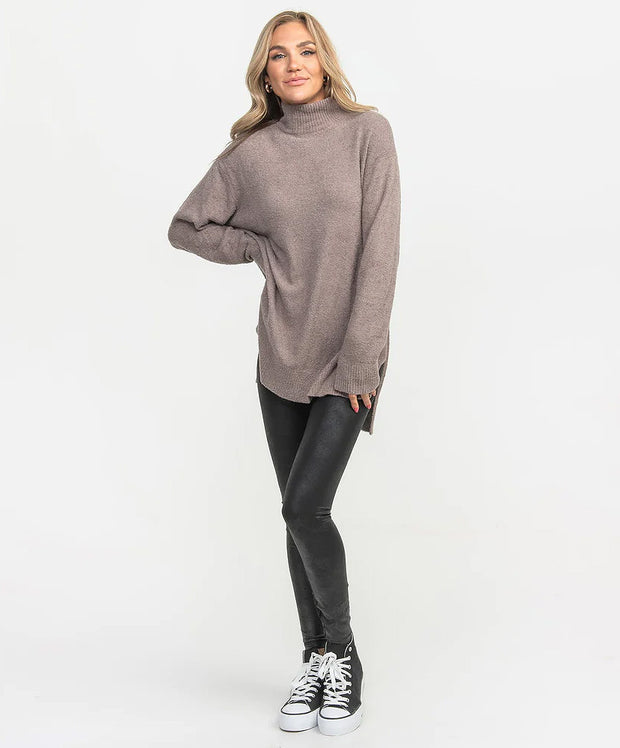 Southern Shirt Co - Dreamluxe Notched Turtleneck Sweater