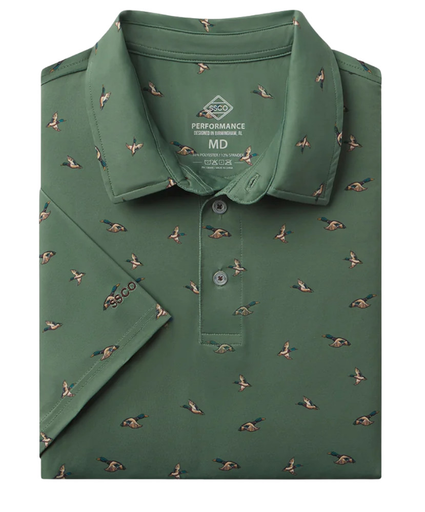 Southern Shirt Co - Feathered Frenzy Printed Polo