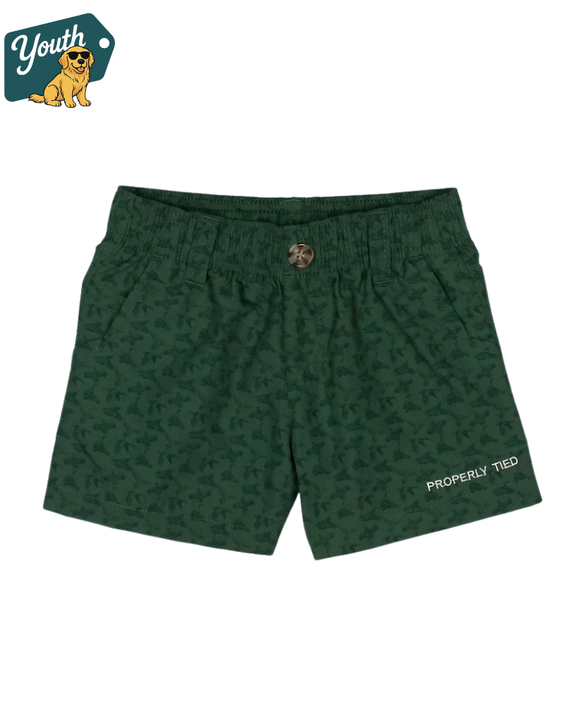 Properly Tied - Youth Fall Mallard Shorts