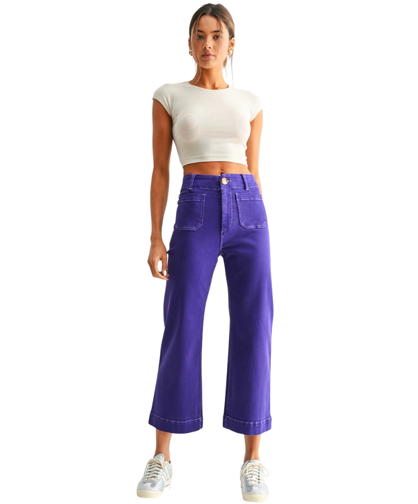 Hattie High Rise Wide Leg Jeans