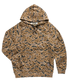 Camouflage hoodie on a white background