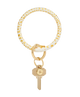 Leather Big O Key Ring